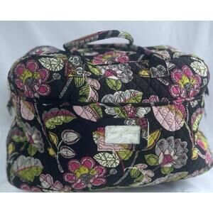 VERA Bradley bag large weekender vacation carry on  casual big shoulder bag